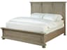 Hekman Wellington Driftwood Brown Mindi Wood Queen Panel Bed