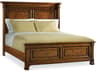 Hooker Furniture Tynecastle Wood Brown Alder King Panel Bed
