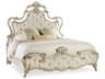 Hooker Furniture Sanctuary Silver Hardwood Upholstered King Panel Bed