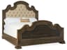 Hooker Furniture Hill Country Brown Hardwood Upholstered King Panel Bed