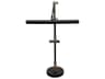 House of Troy River North Black Satin Nickel Desk Lamp