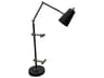 House of Troy River North Black Satin Nickel Desk Lamp
