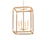 Hudson Valley Laurenceston 4-Light Gold Leaf Lantern Pendant