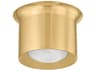 Hudson Valley Noxon 1-Light Aged Brass Cylinder Flush Mount