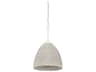 Hudson Valley Woodlawn 1-Light White Plaster Gray Pendant