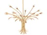 Hudson Valley Bilston 15-Light Vintage Gold Leaf Chandelier
