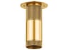 Hudson Valley Dighton 1-Light Aged Brass Cylinder Flush Mount