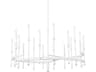 Hudson Valley Hathaway 18-Light White Plaster Candelabra Chandelier