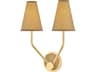 Hudson Valley Buskirk 2-Light Aged Brass Wall Sconce
