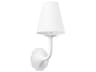Hudson Valley Winnipeg 1-Light White Plaster Wall Sconce