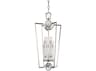 Hudson Valley Waterloo 8-Light Polished Nickel Crystal Lantern Pendant