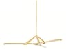 Hudson Valley Jonas 3-Light Aged Brass LED Linear Pendant