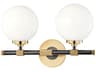Hudson Valley Bowery 2-Light Aged Old Bronze Vanity Light