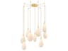 Hudson Valley Ironwood 9-Light Aged Brass Chandelier
