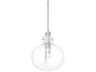 Hudson Valley Hempstead 3-Light Polished Nickel Glass Globe Pendant