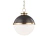 Hudson Valley Latham 1-Light Aged Antique Distressed Bronze Globe Pendant