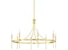 Hudson Valley Gates 8-Light Aged Brass Candelabra Chandelier