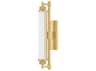 Hudson Valley Plandome 1-Light Aged Brass Vanity Light