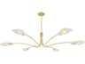 Hudson Valley Tenafly 6-Light Aged Brass Chandelier