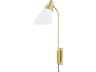 Hudson Valley Hooke 1-Light Aged Brass Wall Sconce