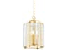 Hudson Valley Ramsey 3-Light Aged Brass Cylinder Mini Pendant