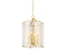 Hudson Valley Ramsey 4-Light Aged Brass Cylinder Pendant