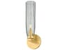 Hudson Valley Harpswell 1-Light Aged Brass Vanity Light