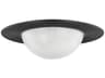 Hudson Valley Geraldton 1-Light Distressed Bronze Black Flush Mount