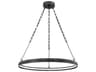Hudson Valley Rosendale 1-Light Old Bronze Glass LED Round Pendant