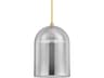 Hudson Valley Dorval 1-Light Aged Brass Bell Pendant