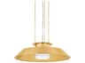 Hudson Valley Woodrow 1-Light Aged Brass Bowl Pendant