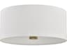 Hudson Valley Ashland 4-Light Aged Brass Drum Flush Mount