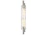 Hudson Valley Harwich 2-Light Polished Nickel Glass Wall Sconce