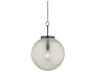 Hudson Valley Falls Mills 1-Light Distressed Bronze Globe Pendant