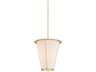 Hudson Valley Ellsworth 1-Light Aged Brass Pendant