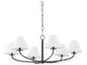 Hudson Valley Stacey 6-Light Old Bronze Empire Chandelier