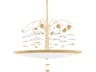 Hudson Valley Paavo 8-Light Gold Leaf Soft White Bowl Pendant