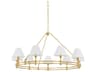 Hudson Valley Howard 9-Light Aged Brass Chandelier