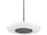 Hudson Valley Blyford 1-Light Black Nickel Glass LED Round Pendant