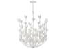 Hinkley Flora 6-Light Textured Plaster White Candelabra Chandelier