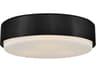 Hinkley Cedric 3-Light Black Round Flush Mount