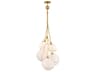 Hinkley Skye 6-Light Heritage Brass Globe Pendant