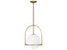 Hinkley Somerset 1-Light Heritage Brass Globe Pendant