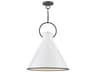 Hinkley Winnie 1-Light Polished White Bell Pendant