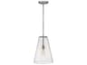 Hinkley Vance 1-Light Polished Nickel Pendant