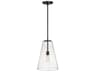 Hinkley Vance 1-Light Satin Black Pendant