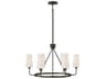 Hinkley Lewis 6-Light Black Oxide LED Candelabra Chandelier