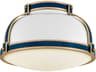 Hinkley Barton 2-Light White Dome Flush Mount