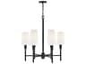 Hinkley Fenwick 6-Light Black Chandelier
