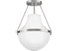 Hinkley Collins 1-Light Polished Nickel Semi Flush Mount